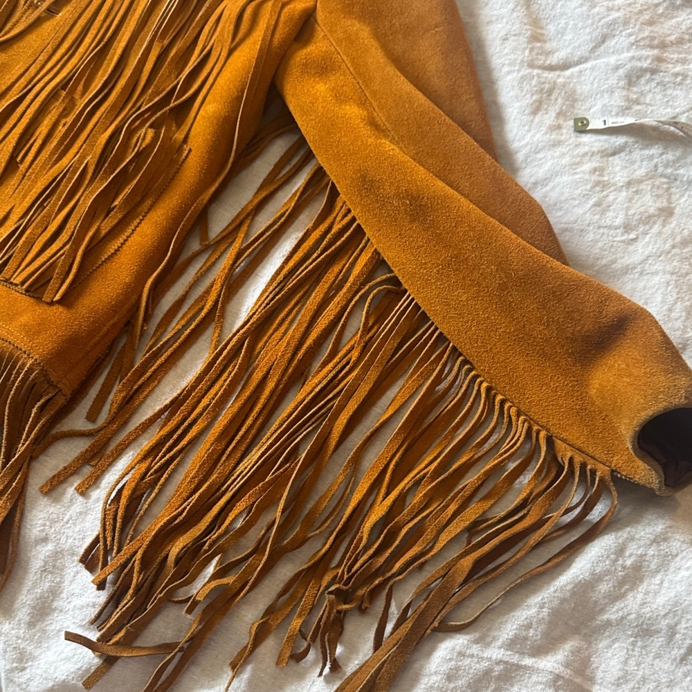 Vintage Suede Fringe Jacket - festival - Picture 4 of 13